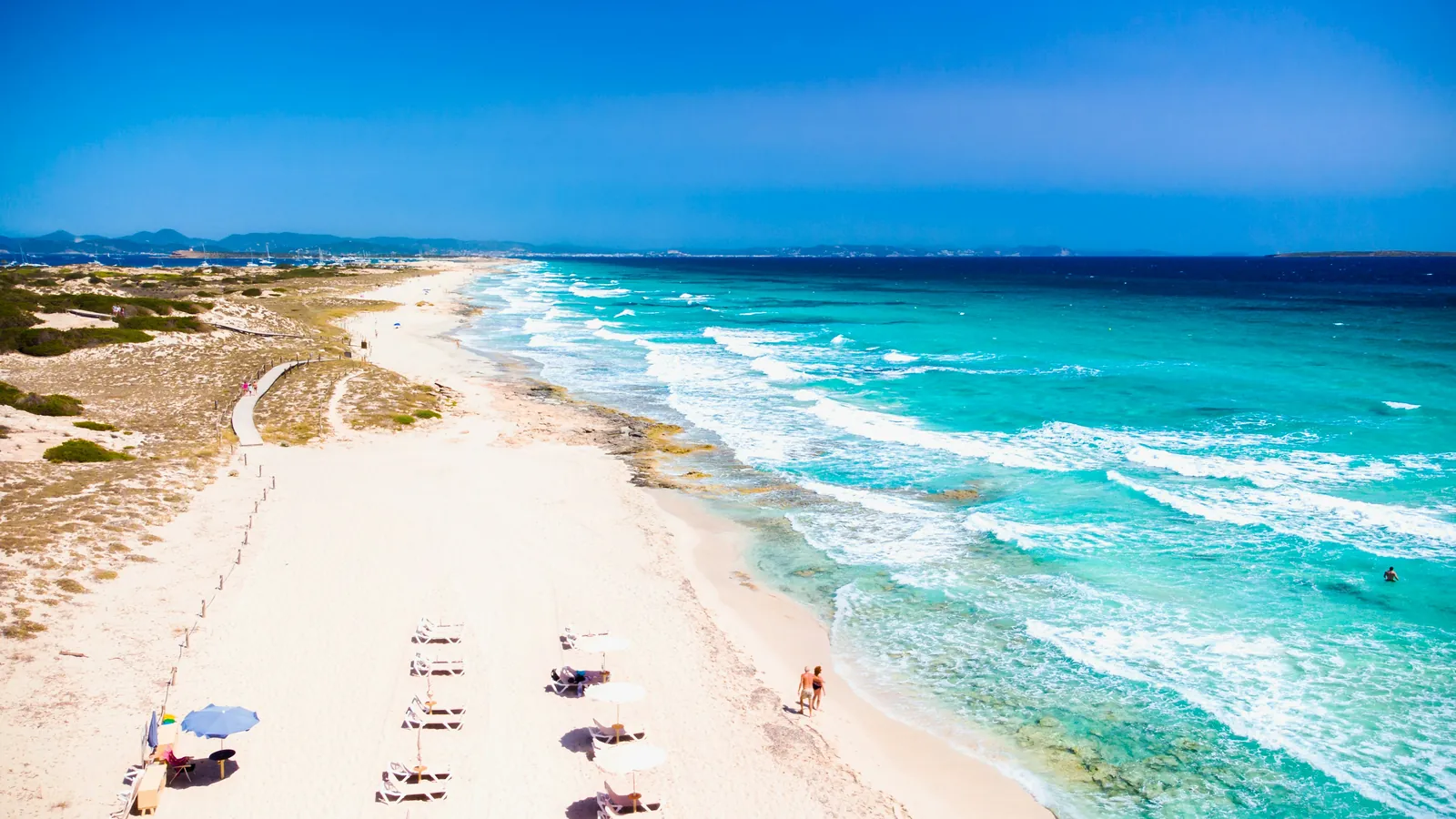 Ibiza coastline — representative of Spain destinations